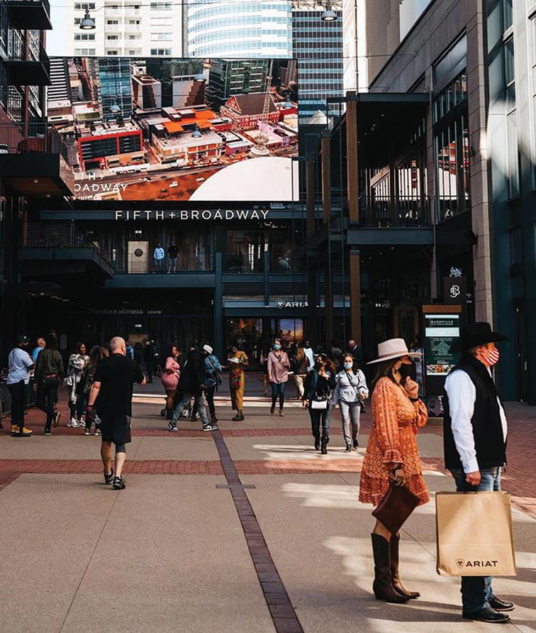 Fifth + Broadway LED Board and Signage