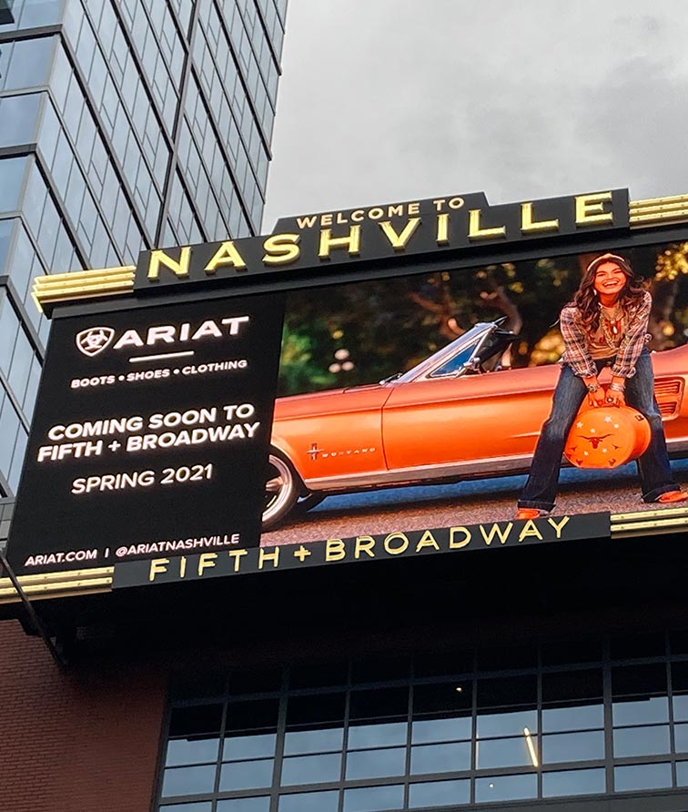 Fifth + Broadway Branded LED Board