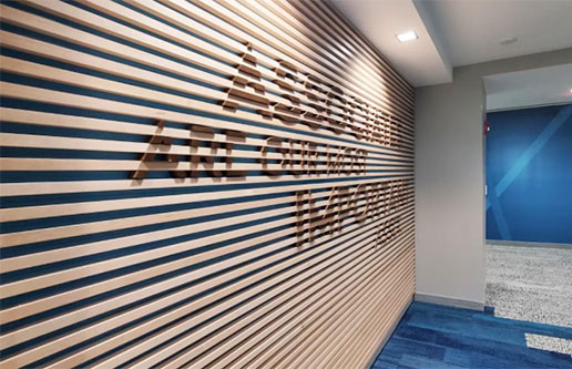 Wood Slat Quote Wall