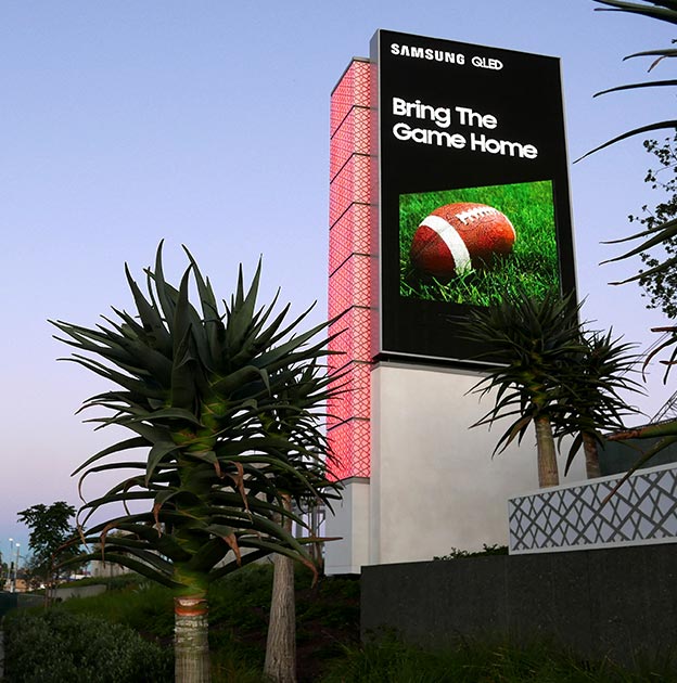 SoFi LA Stadium Village Digital Monument