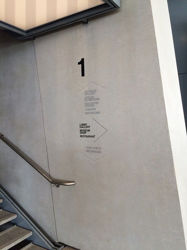 Whitney Museum Wayfinding